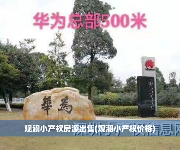 观澜小产权房源出售(观澜小产权价格)