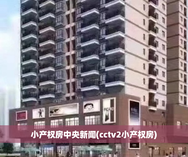 小产权房中央新闻(cctv2小产权房)