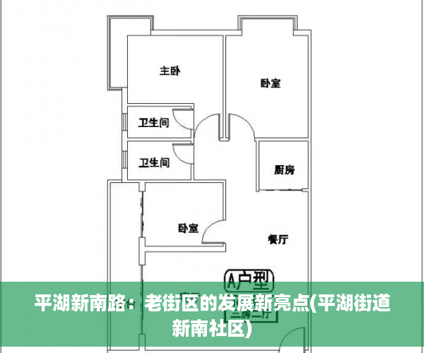 平湖新南路：老街区的发展新亮点(平湖街道新南社区)