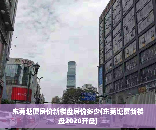 东莞塘厦房价新楼盘房价多少(东莞塘厦新楼盘2020开盘)