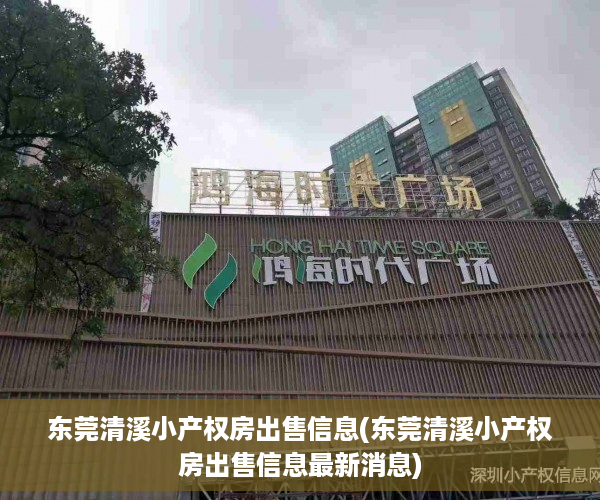 东莞清溪小产权房出售信息(东莞清溪小产权房出售信息最新消息)