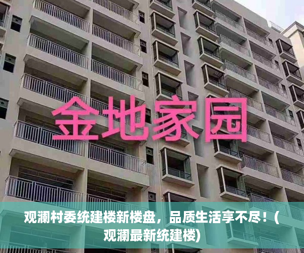 观澜村委统建楼新楼盘，品质生活享不尽！(观澜最新统建楼)