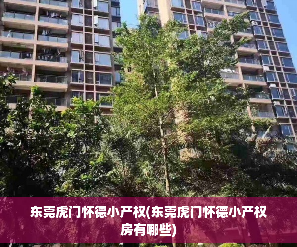 东莞虎门怀德小产权(东莞虎门怀德小产权房有哪些)