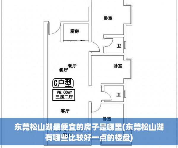 东莞松山湖最便宜的房子是哪里(东莞松山湖有哪些比较好一点的楼盘)