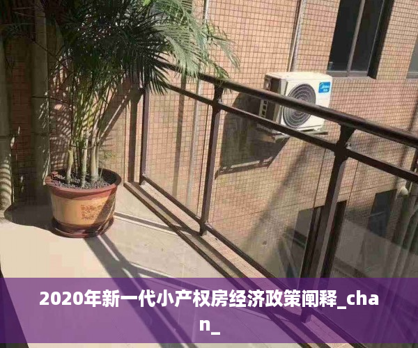 2020年新一代小产权房经济政策阐释_chan_