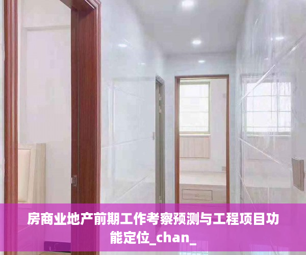 房商业地产前期工作考察预测与工程项目功能定位_chan_